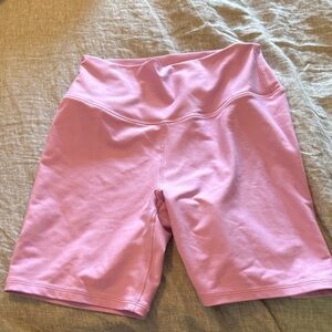 Pink Women's biker shorts